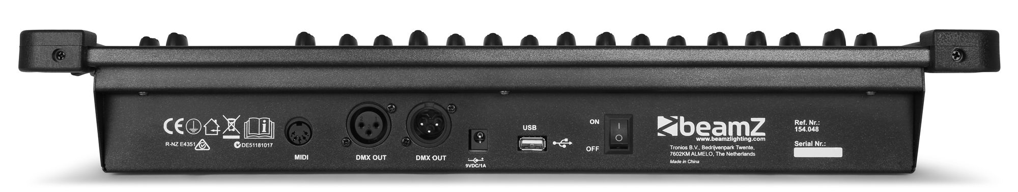 BeamZ DMX384 - Contrôleur DMX, 384 canaux, contrôle 12 effets