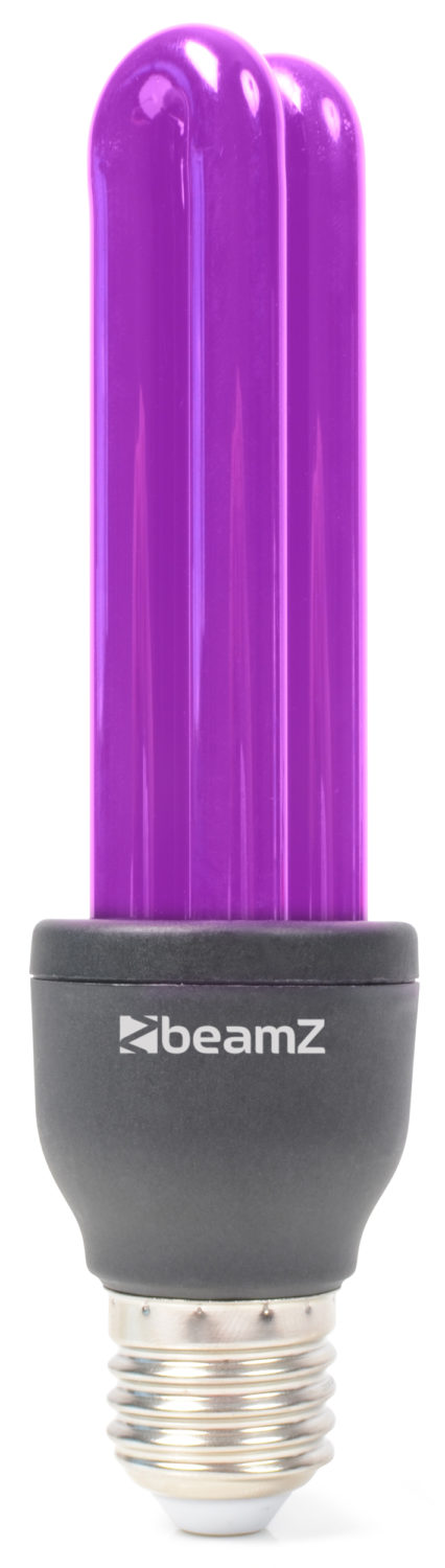 Beamz Ultraviolet UV Bulb E27 Bayonet Adaptor Black Light Effect Glowing Party 