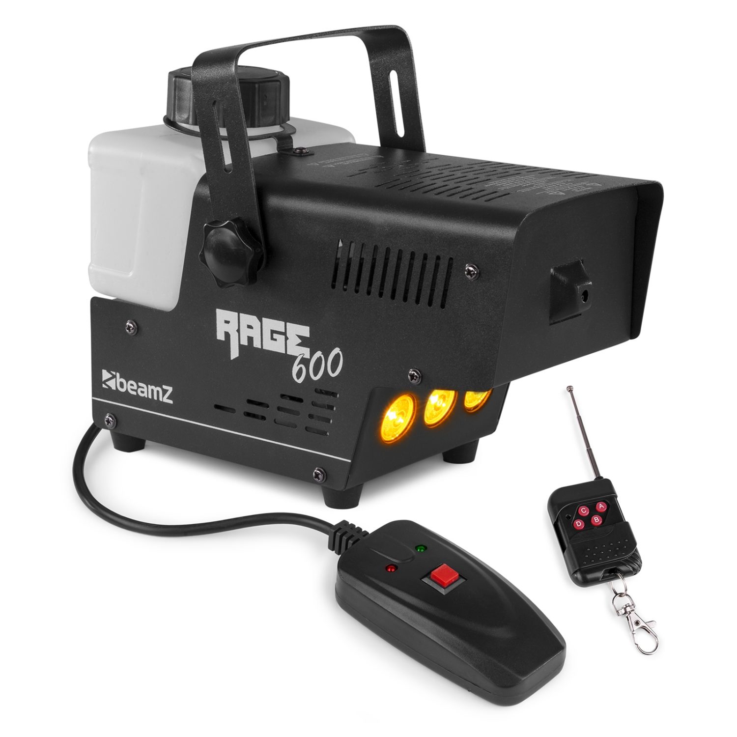 S1500 High Output Smoke Machine DMX Fogger DJ Fog Effect Party Haze Timer Remote 
