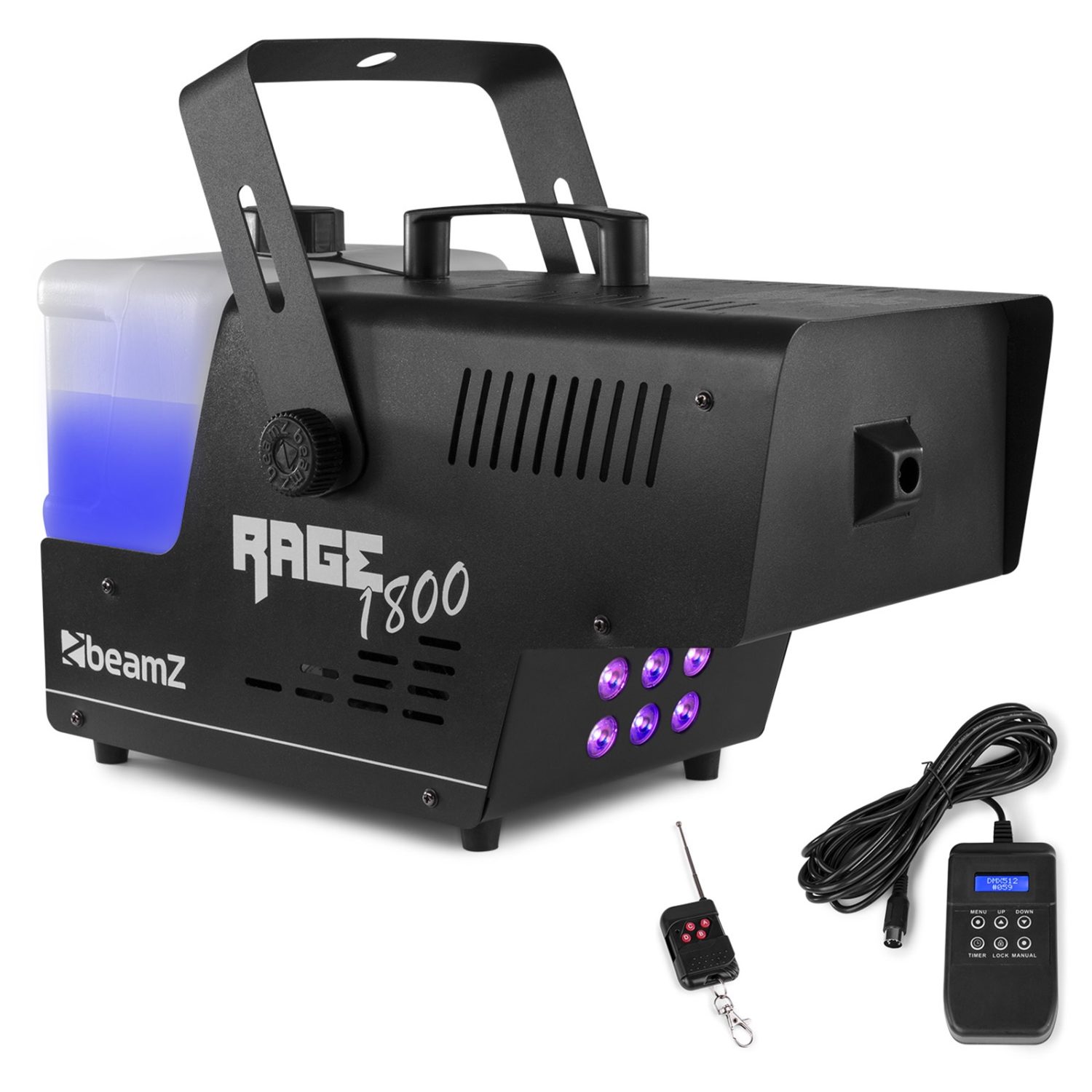 Beamz F900 Fazer Stage Haze Effect Machine Compact DJ Mist Maker Party Smoke 