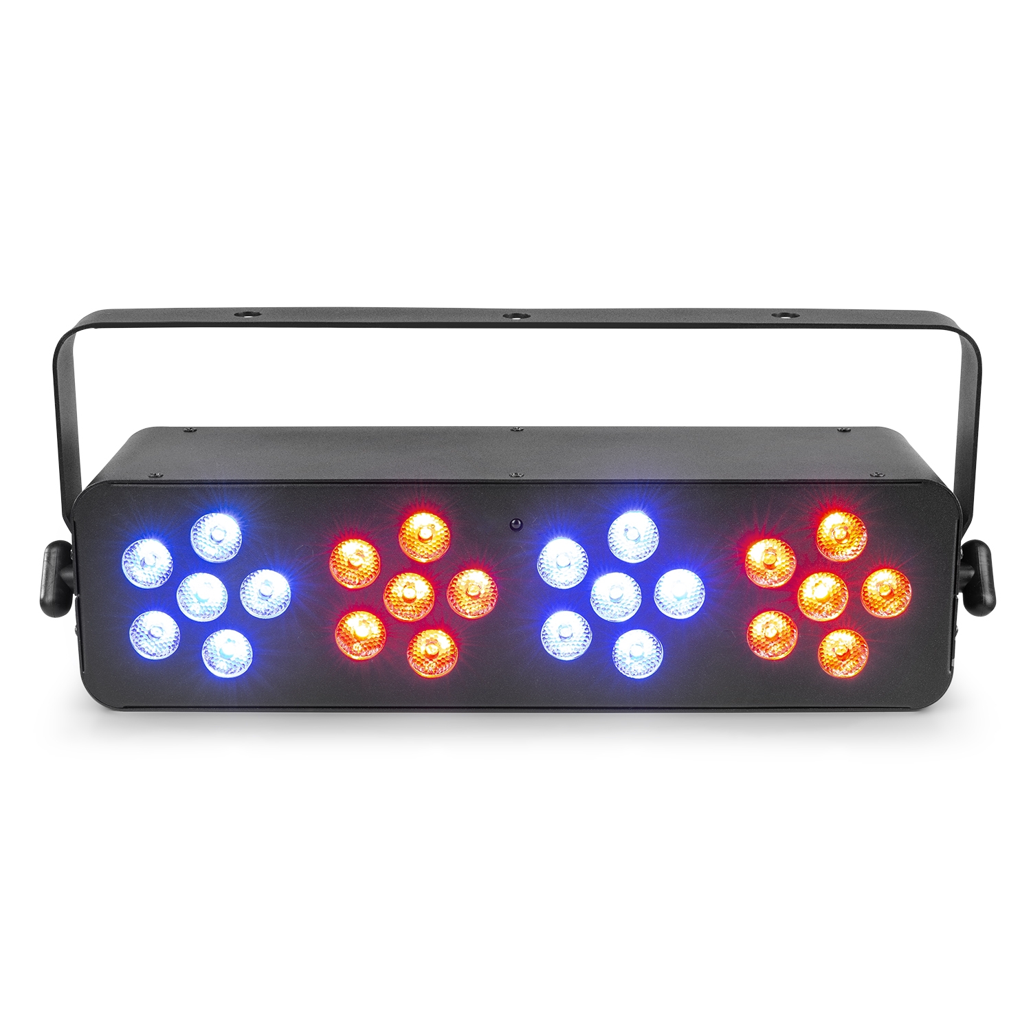 beamz DJ Bank 4 Disco DJ RGBA LED Colour Remote Control Party Lighting
