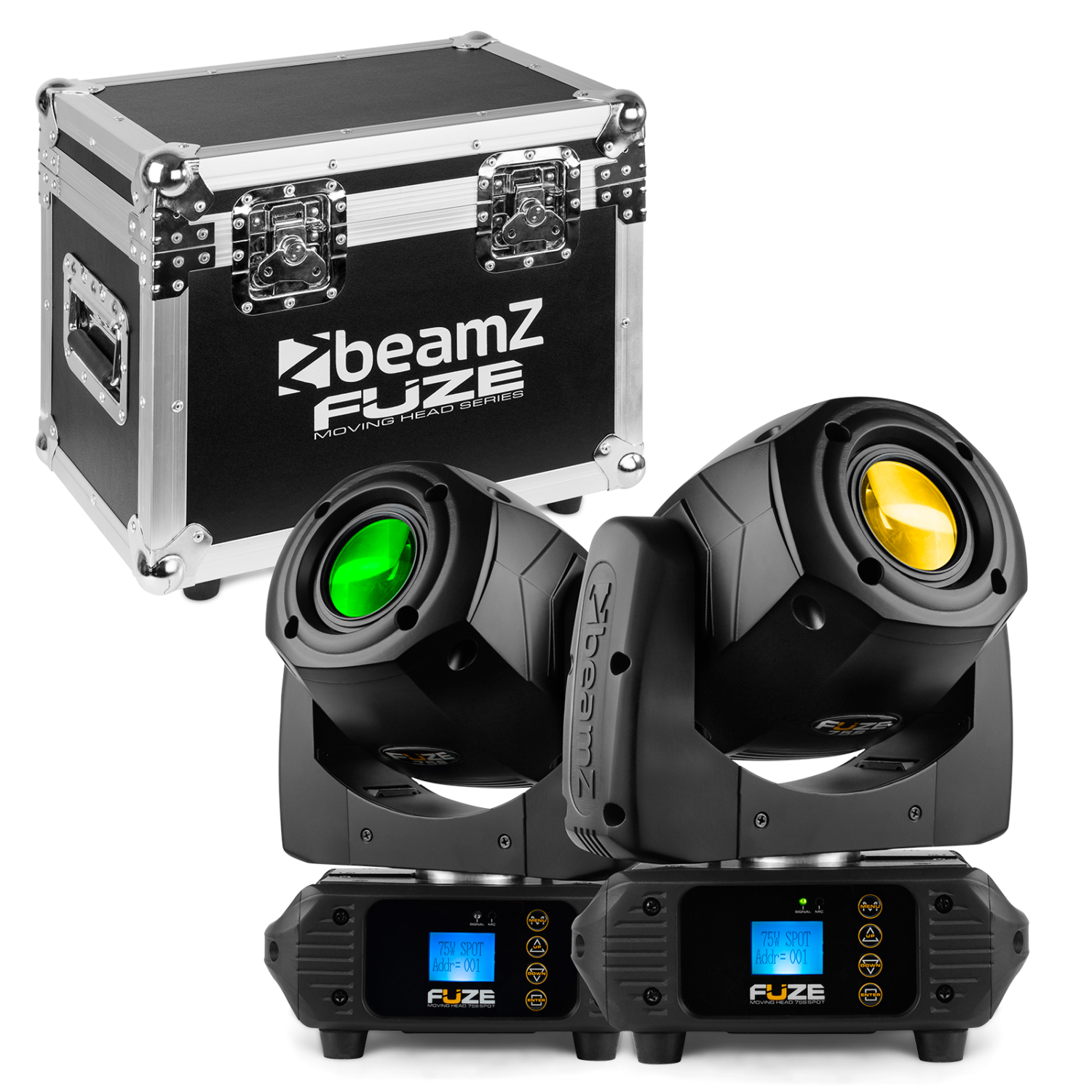 Fuze75S LED Spot Moving Head 2pcs in Flightcase image