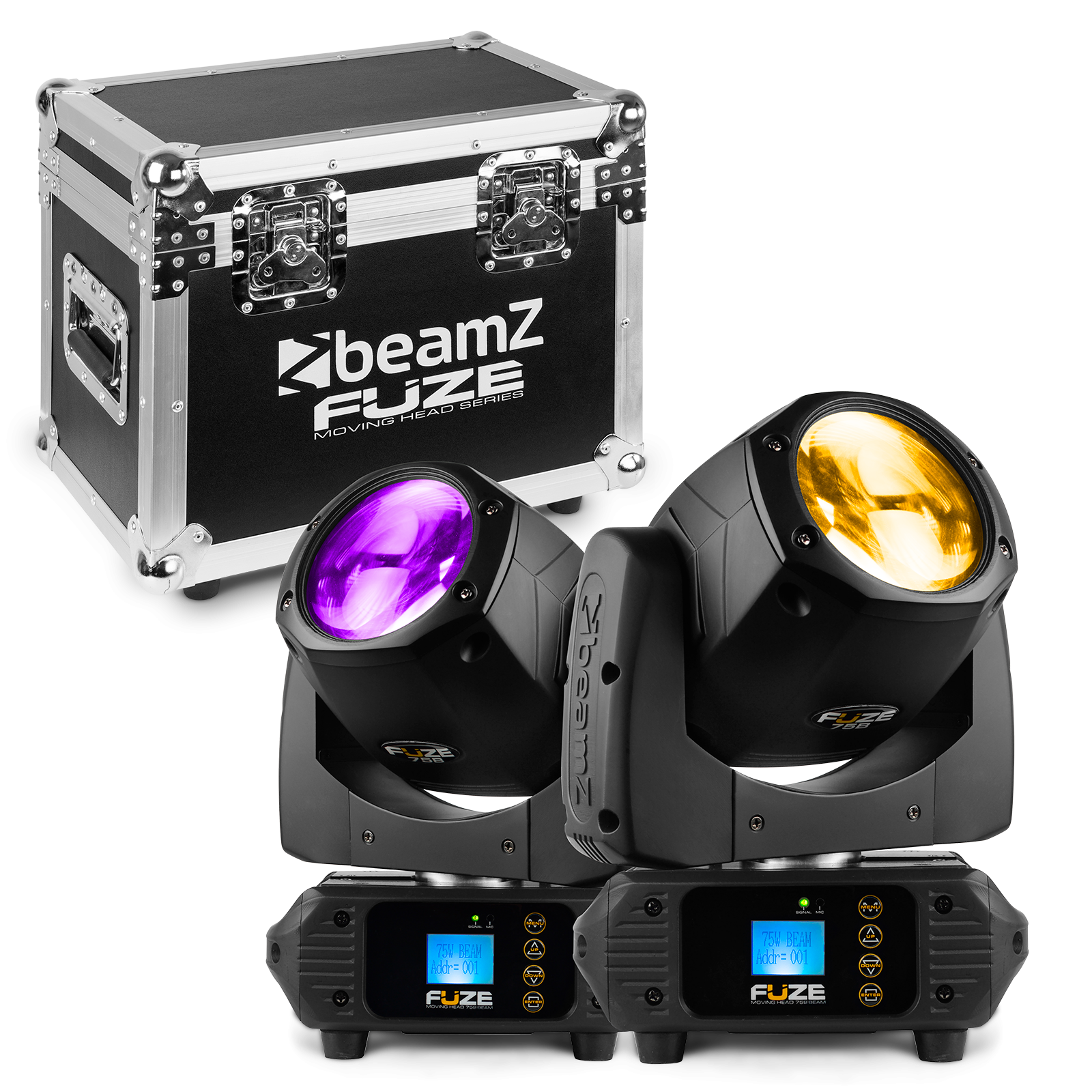 BeamZ MHL74 - Mini Lyre Wash 7x LED RGBW 10W - Blanc
